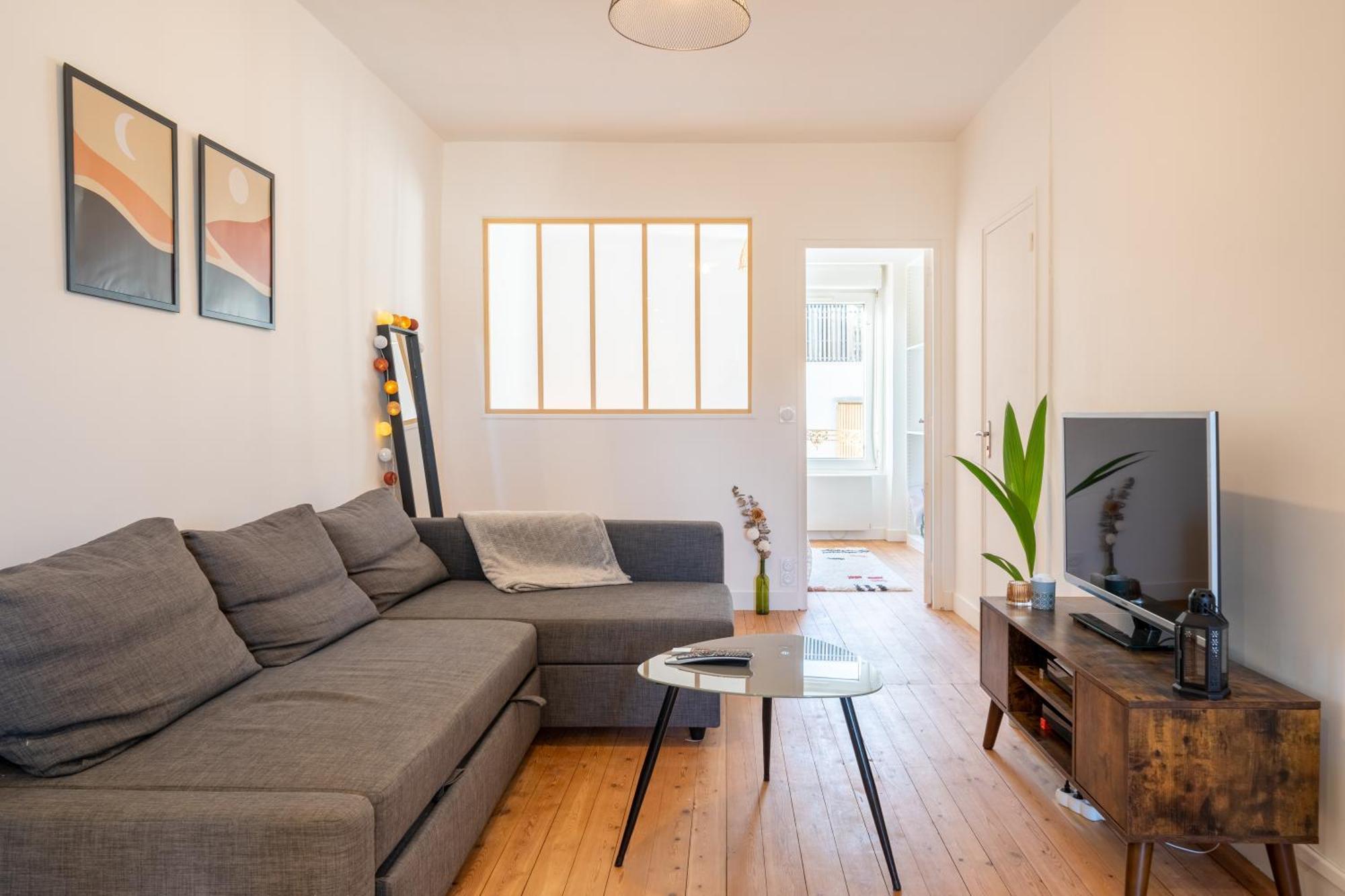 T2 Cosy A Deux Pas De La Gare Apartment Nantes Luaran gambar
