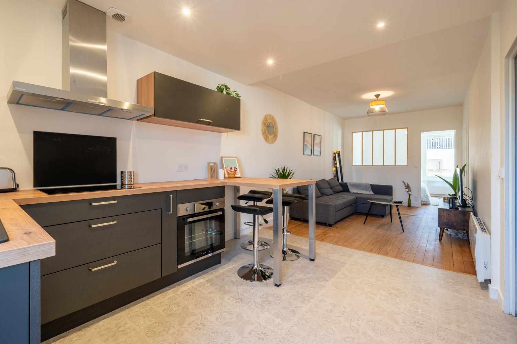 T2 Cosy A Deux Pas De La Gare Apartment Nantes Luaran gambar